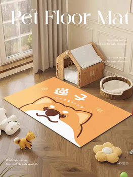 Yusenyi star pet floor mat winter waterproof and urine-proof dog special carpet pvc scrubable thickened anti-slip q naughty rebellion 100cm wide x 160cm long