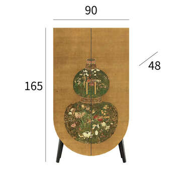 Yusenyi french chinese-style wardrobe floor-standing wall corner bedside storage cabinet second-hand bedroom hanging wardrobe new zealand pine black l90xd48xh165cm 2 doors