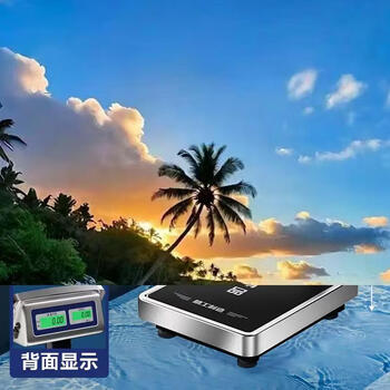 Yusenyi double-sided display 2025 new electronic scale 150 kg commercial business platform scale household foldable weight scale (matte black upgraded front and rear dual display) 200kg black characters 30x40 installation-free foldable back tilt