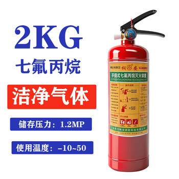 Zhe'an heptafluoropropane fire extinguisher bomb gas portable automatic 8 kg cabinet hanging fire device 2/3/4kg 2kg heptafluoropropane portable