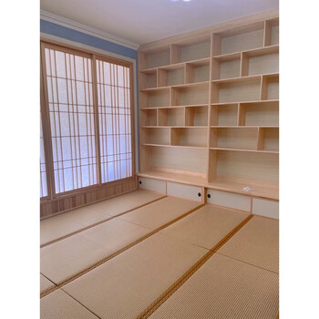 The middle shopkeeper japanese-style tatami solid wood whole house custom-made overall storage platform bed wardrobe integrated desk tatami