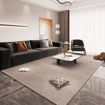 Fantasy light luxury high-end living room carpet bedroom sofa coffee table blanket new door mat entrance door mat foot mat haohan coffee color 200x260cm tenth generation belgian velvet/environmental protection and no odor