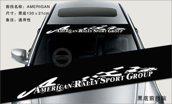 Newrong front windshield car stickers car modification decorative pull-up stickers rear stickers personalized stickers sunshade stickers amerigan