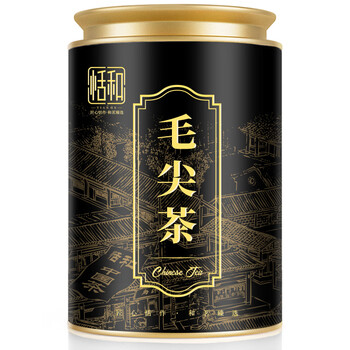 Tianhe tea, maojian green tea, mingqian bud strong-flavor green tea, tea bags, 100g cans