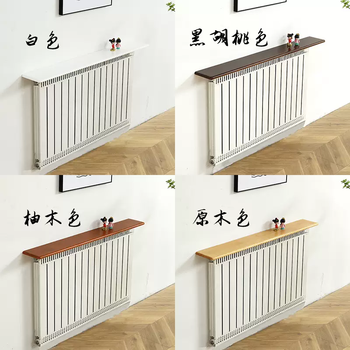 Yusenyi solid wood decorative heating cover one-word partition insulation storage board storage rack wooden strips dust-proof wall baffle 80x16cm please contact customer service for color instructions