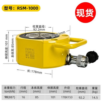 Enpac rsm series thin jack rsm200rsm300rsm500rsm750 rsm1000