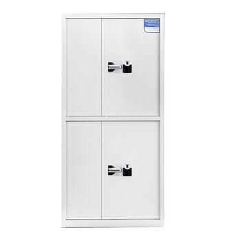 Myers my-gbz03 double-section drawer-less fingerprint password lock safe 900 420 1850mm gray white 1 set