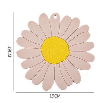 Naoiskey nordic placemat insulation mat coaster dining table mat heat-resistant pot mat bowl mat silicone dish mat dark powder 1 piece 1 piece dark powder 1 piece