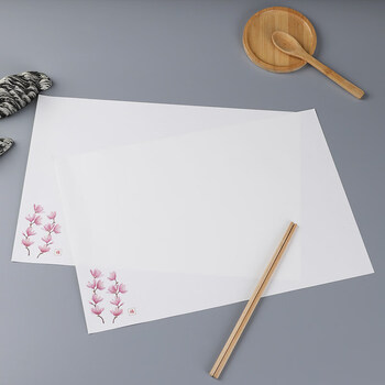 Tianqi placemat paper commercial customized disposable placemat japanese restaurant hot pot restaurant plate table surface paper magnolia