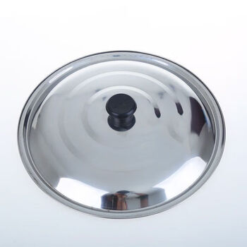 Baijie (bj) stainless steel cover, thickened wok cover, small cooking pot cover, frying pan cover, extra large pot cover, frying barrel cover, cylinder cover. 35 extra thick cover