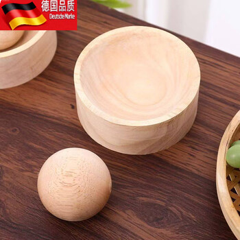 Tuojin makes a non-stick household dumpling press in 5 seconds, small base + round ball, solid wood, no smell