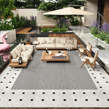 Pick-up cat outdoor carpet courtyard garden mat villa entrance yard terrace camping outdoor mat apollo+03 120x160 cm