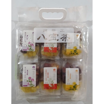 Ningmingxiang ningxia wuzhong ningmingxiang handmade eight-treasure bowl tea 80g*12 bags small bags of rose jam individually packaged three-flower multi-flavor eight-treasure tea