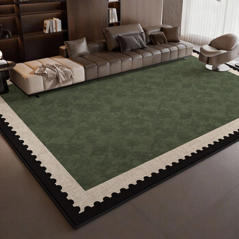 Fantasy carpet living room no-care new bedroom cream wind waterproof floor mat plush thickening large area covered with green shades 180x250cm 34-person sofa universal upgraded thickening