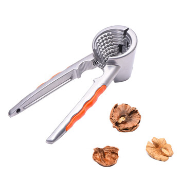 Shantou lincun walnut clamp walnut clamp funnel walnut clamp nut clamp multi-functional walnut clamp multi-jaw pine nut eating tool upgraded yellow handle b walnut clamp