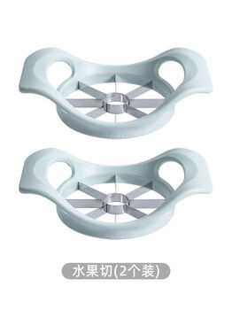 Pick up cat mujie stainless steel apple cutting fruit household creative slicing melon and fruit divider to core fruit cut 2 pieces