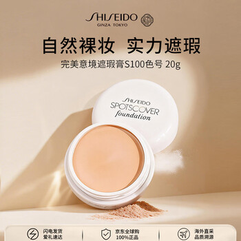 Shiseido concealer s100 20g covers acne marks and brightens skin cosmetics girl birthday gift