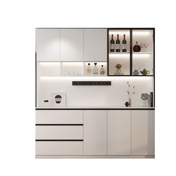 Wing fantasy new sideboard living room storage cabinet dining room integrated wall high cabinet glass storage cabinet wine cabinet style 14 length 200 width 42/32 height 230 delivery upstairs package installation thickened 16mm solid wood board