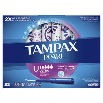 Pearl long tube tampons 32 pieces 45 extra large ultra 32 pieces new packaging other