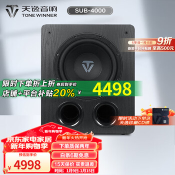 Tianyi (winner) sub-4000 high-power active subwoofer 12-inch speaker audio home theater stage bar special speaker sub-4000