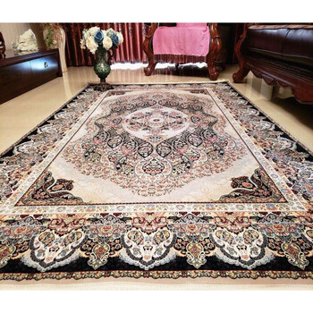Yusenyi carpet classical carpet living room bedroom dining room carpet 3780 meters camel 1200 weft density 2500mmx3500mm