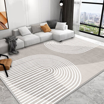 Fantasy imitation cashmere carpet living room light luxury bedside blanket bedroom mat room coffee table cushion non-slip sofa carpet imitation cashmere plain pattern 7 300x400 cm encrypted version