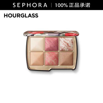 Hourglass soft light and bright six-color limited edition palette valentine's day gift 8.4g