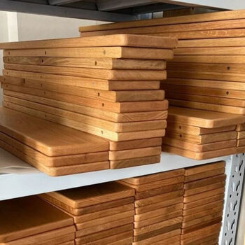 Fantasy one-word partition storage rack wall shelf living room tv wall bookshelf laminate wall display rack cherry wood 20x15x2.3cm free 2 invisible brackets