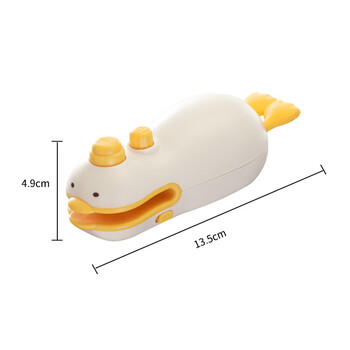 Sailoto portable mini sealing machine for household student dormitory snacks secondary packaging sealing vacuum sealer yellow duck 100/piece