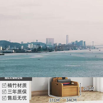 Yusenyi washbasin rack bathroom rack multi-functional floor-standing rack non-solid wood bracket side bracket display rack storage (bamboo thickened upgraded version) original color vacuum cleaner rack