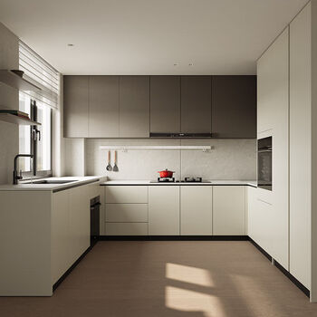 Yong huan kitchen cabinet integrated kitchen kitchen cabinet cabinet integrated stove cabinet 7m kitchen cabinet (3m base cabinet 3m countertop 1m wall cabinet) gold medal sink faucet