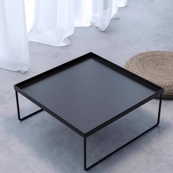 Yingtang tatami small coffee table modern simple bay window small table nordic ins style simple internet celebrity small table square bay window (no wood board) 40x40 high 17