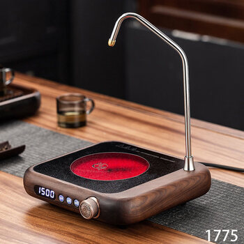 Sjbob high-end automatic water pumping electric ceramic stove tea stove set kettle integrated glass tea kettle high-end kettle automatic water pump high-end electric ceramic stove 1ml 1l or more