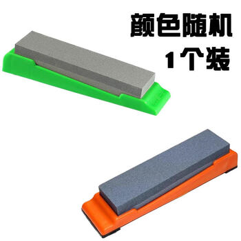 Tuojin japan imported quality sharpening stone for household kitchen knives, kitchen sharpening special double-sided thickness quick knife sharpener for woodworking, random color 1 pack, dual-purpose sharpening and sharpening, with base