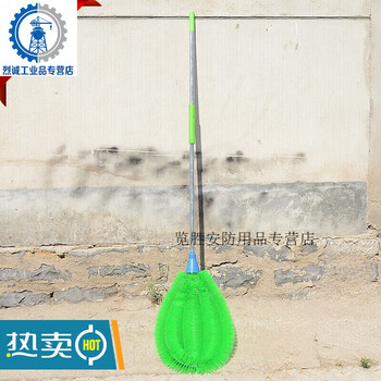Best quality custom-made sanitation large broom bamboo road sweeping bamboo outdoor enlarged and widened yard sweeping broom no. 1 green plastic wire large broom height