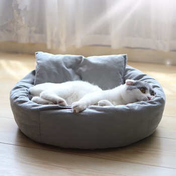 Gaoyoupai cat nest four seasons warm egg tart cat mat cat dog nest cat bed pet nest m size