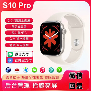 Other home 2025 new north s10 smart watch bluetooth watch bluetooth payment nfc full function spot wholesale silver version-s10pro-46mm-reply