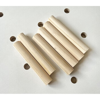 Fantasy matchstick hole board accessories 615 small wooden stick storage rack decorative wooden stick 8mm small wooden stick x10