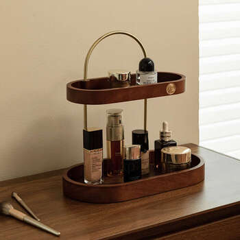 Yusen yipin storage box desktop dressing table perfume storage rack high-end washstand skin care product storage porch venus series nine-gong grid + perfume aromatherapy storage rack