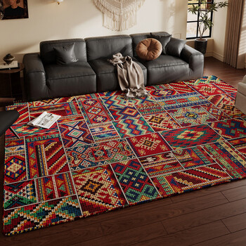 Fantasy bohemian carpet living room coffee table blanket retro ethnic style home floor mat american country bedroom bedside blanket turkey 240x360cm