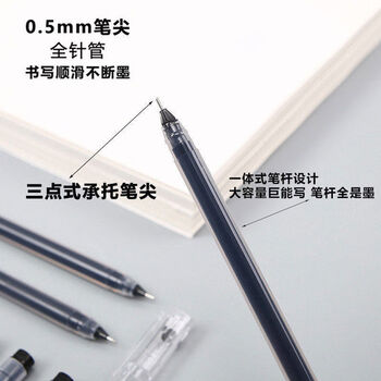 Shantou lincun ins cute pencil case student writing finger protector pen holder anti-wear and anti-callus artifact sponge finger protector 4 threaded models + 3 juneng writing black pens