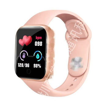 Others y68 smart bracelet watch d20 color screen heart rate blood pressure sleep monitoring pedometer sports japanese pse telec black