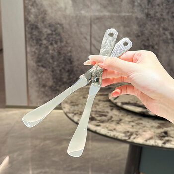 Yonghuan 316 stainless steel dumpling filling spoon, stirring and scooping spoon, wonton chaos spoon, dumpling making tool, dumpling making tool 316 steel dumpling making/wonton filling stick + three pieces