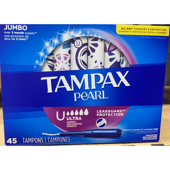 Tampax unscented tampons 96 pcs regularsuper ultra high flow 45 pcs others