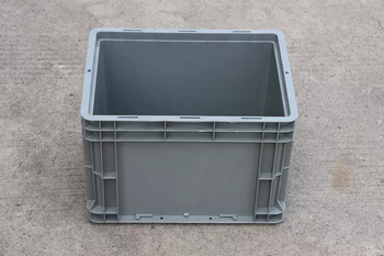 Yusenyi 400*300*280mm plastic turnover box logistics transport basket rectangular thickened storage box gray gray 400x300x280mm 400 pieces 400x300x280mm