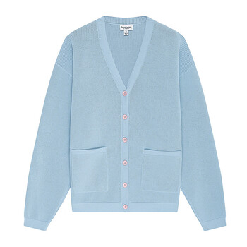 Juicy couture bj clothing autumn wear new button textured knitted feminine jacket blue m