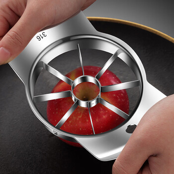 Yong huan apple cutting artifact 316 stainless steel fruit cutter fruit cutting mold sydney pear cutting fruit plate special tool core 316 steel 8 points apple cutting