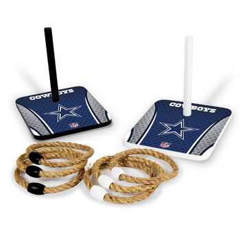 Wild sports nfl quoits set direct print hd team graphics tailgate ring toss game great gift for any football fan! ring toss family outdoor game for the beach, bbq or tailgate party natural wood