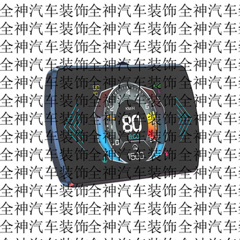 Shantou lincun s smart obd driving computer fuel consumption meter car multi-function fault detector turbine water temperature meter modification black