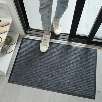 Sanqihu floor mat carpet door mat kitchen absorbent floor mat dust removal mat door blue 120x150cm